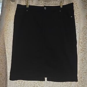 Cato Black Pencil Skirt